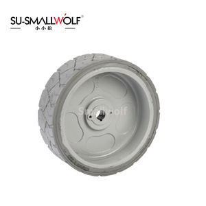 Neumático Sólido de Metal Industrial 15*5 para Plataforma Elevadora de Tijera 105454, Alta Calidad, 3 Meses de Garantía para <span class=keywords><strong>Genie</strong></span> <span class=keywords><strong>GS2032</strong></span> 2046 2632 2646 3232 3246 - Product Image 2