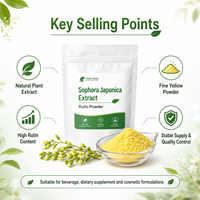 Longbio Vente en Gros Haute Qualité 95% 98% Rutine NF11 Troxerutine Extrait de Fleur de Sophora Japonica