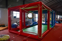 Événement commercial Drone Football Football Jeu Gonflable Drone Cadre D'entraînement Drone Gonflable Obstacle Arena à Vendre