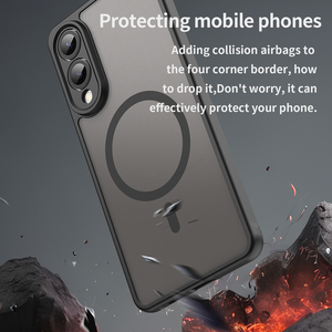 Para <span class=keywords><strong>Sony</strong></span> <span class=keywords><strong>Xperia</strong></span> <span class=keywords><strong>1</strong></span> VII MOTO EDGE 60 <span class=keywords><strong>PRO</strong></span> Funda de teléfono a prueba de golpes Frosting Mate TPU PC Textura de piel mate Funda antihuellas dactilares - Product Image 4