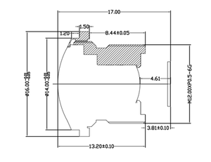 1.98mm F2.0 190 °   Objectif Fisheye Ultra Grand Angle M12 OKS-3020-A6-650 Étanche IP69 pour Module de Caméra USB de Sécurité Panoramique à 360° - Product Image 6
