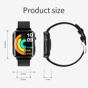 ساعة ذكية رجالية ذكية بشاشة لمس كاملة مربعة الشكل IP67 مقاومة للماء تطبيق Dafit BT استدعاء الموسيقى ساعات ذكية مقاومة للماء - Product Image 6