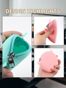 Fashion Wholesale Mini Silicon Storage Coin <b>Bag</b> Data <b>Cable</b> Headphones Storage <b>Bag</b> - Product Image 5