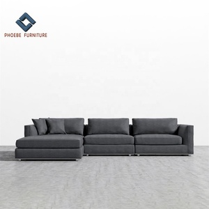 North American Popular Style Contemporary Style <strong>Minimal</strong> <strong>Design</strong> Modular Corner Sectional <strong>Sofa</strong> - Product Image 1