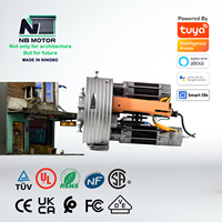 NB MOTOR Diseño moderno 360Nm 480Nm Motor central de 2 fases Control remoto incorporado para puerta de persiana enrollable de hotel