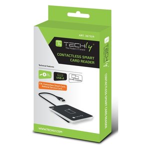 Lecteur de carte intelligente sans contact noir et blanc I CARD CAM CIE - Product Image 2
