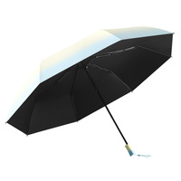 Gradient parasol noir colle protection solaire pluvieux et ensoleillé double usage personnalisable parasol anti-ultraviolet vente en gros