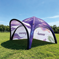 Tente de camping gonflable portable, tente publicitaire pour usage commercial en extérieur avec tissu Oxford