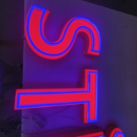Enseignes LED extérieures étanches à lettres lumineuses pour l'image de marque des magasins