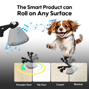 Giocattoli interattivi per cani per noia-giocattoli per cani per tenerli occupati, divertente movimento automatico intelligente palla a rotazione attiva per cani Self Play - Product Image 2