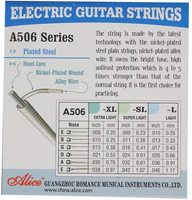 Alice Essential Accessories for Electric Guitars Professional Plated Steel Guitar String Set Bright Tone High Rust Resistance