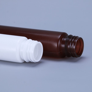 Flacon de liquide <span class=keywords><strong>oral</strong></span> multicolore ambre/chocolat avec bouchons de sécurité 5ml 10ml 15ml 20ml, flacon en PET pour collagène, flacon long en plastique - Product Image 4