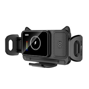 Chargeur sans fil pour voiture avec support pliable à écran rotatif à 360°, anti-vibration, 15W, RGB, pour Z Fold <span class=keywords><strong>7</strong></span> Q300, vente en gros de gadgets électroniques - Product Image 1
