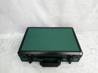Offre Spéciale : Étui de Voyage pour Montres en Bois à 12/24/48 Emplacements avec Fenêtre, Boîte à Bijoux Portable de Luxe Haut de Gamme, Étui à Montres Vert OEM