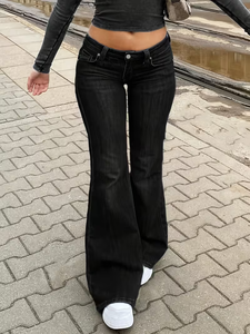 Jeans para Mujer, Estilos Variados, Venta al Por Mayor, Suministro a Granel, Corte Recto, Ajustado, Pierna Ancha, Paquete Mixto, Modelo Aleatorio 2026.4 CN/GUA - Product Image 3