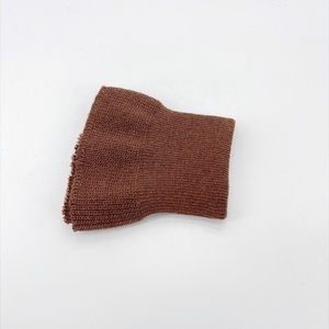 Brazalete de Cuero con Dobladillo Acanalado, Dobladillo de Lana Teñida Personalizada, Dobladillo de Punto Acanalado, Chaqueta de Plumón, Accesorios de Prendas de Punto 100% Lana - Product Image 3