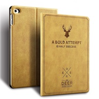 Étui rigide à motif de cerf en 3d, pour iPad air 4 2020, 10.9 pouces, pas de veille/veille automatique
