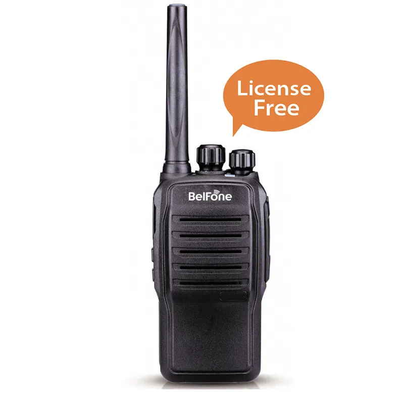 Belfone ucuz fiyat walkie-talkie 0.5-1 watt lisansı ücretsiz pmr 446 İki yönlü radyo çocuklar için restoran otel ev