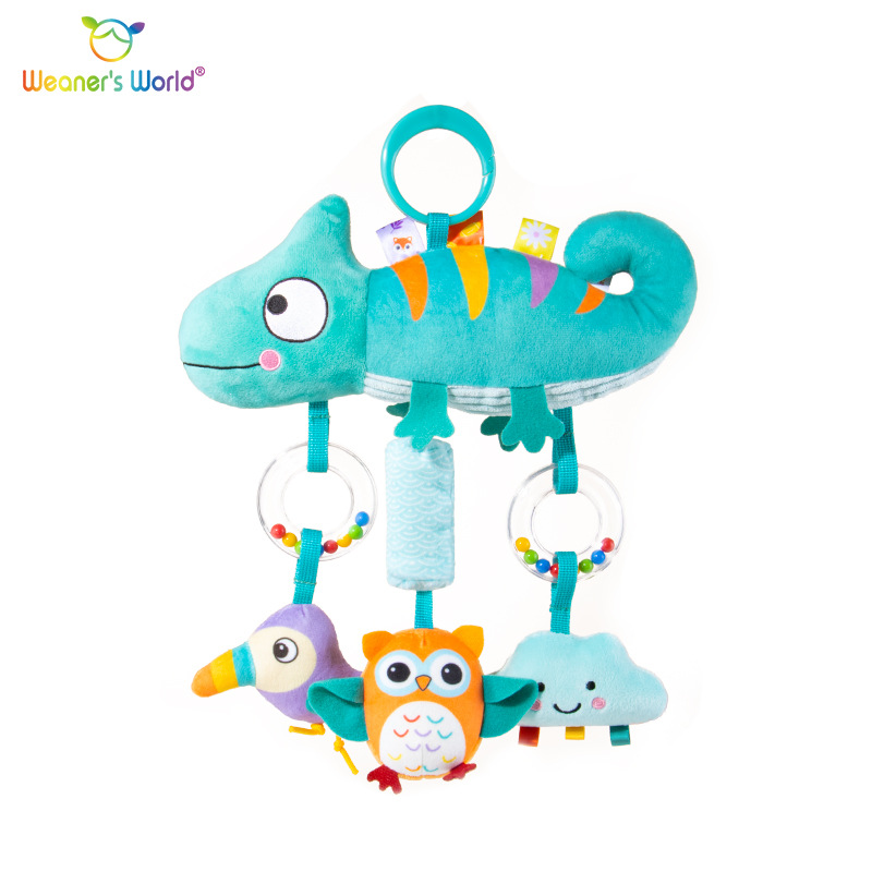 Voiture de dinosaure bleu suspendu