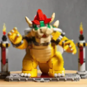 87031 2807 pièces MOC Bowser jaune modèle 71411 Super jouet brique pour enfants bricolage blocs de construction ensembles