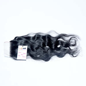 ผมต่อแบบเวฟ  5x5 HD Thin Lace Closure  จัดเรียงเกล็ดผม  ผมแท้จากอินเดีย  สำหรับต่อผม - Product Image 3