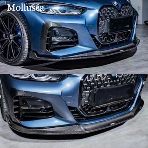 Kit d'accessoires pour pare-chocs avant en fibre de carbone style Série 4 G22/G23, lèvre avant, pelle avant, 2020-2025 - Product Image 2