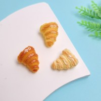 50 pièces/ensemble Cabochons en résine mignons en forme de gâteaux et pains, embellissements pour scrapbooking DIY, mini décorations de sucreries, accessoires de bijoux, décorations de téléphone