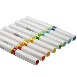Üstün 12/24 renk Glitter fırça kalem japon naylon boya fırçası kalem seti suluboya parlaklık su bazlı mürekkep