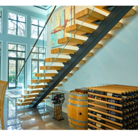 Lampes LED pour escaliers, prix d'usine, Mono Stringer, droites et ouvertes, escaliers flottants, Kits d'escalier
