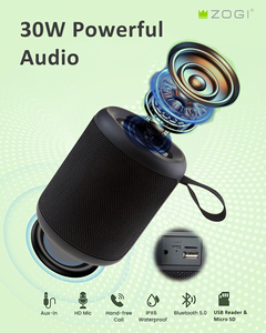 Loa <span class=keywords><strong>Bluetooth</strong></span> <span class=keywords><strong>mini</strong></span> di động chuyên nghiệp không dây, âm thanh nổi ngoài trời 30W, chống nước, bass mạnh mẽ, dành cho tiệc tùng - Product Image 2