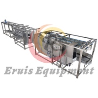 Mini ligne d'abattage de lapin/poulet en acier inoxydable Eruis machines d'abattage de volaille