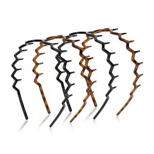 <span class=keywords><strong>Serre</strong></span>-têtes en zigzag pour femmes, adolescentes et hommes, bandeaux en plastique à dents fines en zigzag, <span class=keywords><strong>serre</strong></span>-têtes antidérapants noirs avec <span class=keywords><strong>peigne</strong></span> - Product Image 2