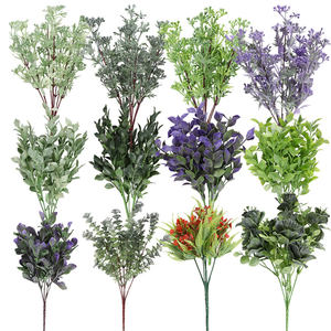 <span class=keywords><strong>Fiori</strong></span> artificiali in erba artificiale lavanda colorato floccato Bouquet <span class=keywords><strong>da</strong></span> giardino decorativo fatto <span class=keywords><strong>da</strong></span> te in <span class=keywords><strong>vaso</strong></span> disegno di simulazione fiore - Product Image 1