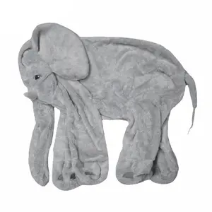 40/60CM de peluche de elefante de peluche de juguete suave de oso almohadas No llenado elefante almohada cubierta bolsa de dormir