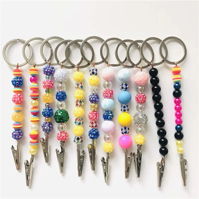 Amazon hot sale popular luxury nail card puller keychain clips atm credit card grabber clip