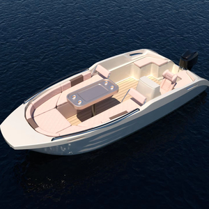 River Rotomold Fabrik Kundenspezifische Farbe Größe Fischerboote Rettungsqualität Kunststoffmaterial Fischerboote - Product Image 1