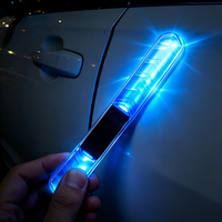 Luz LED Universal de Advertencia Dinámica para Puertas de Coche - Luz Estroboscópica de Seguridad Anticolisión para Manijas de Puertas y Maletero Trasero
