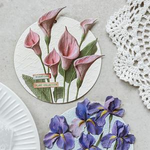 Nouveau design 2026 – Bloc-notes adhésif floral en papier pour légumes, 23 pièces, pour décoration DIY - Product Image 4