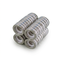 Aimant en néodyme de terres rares certifié par le fabricant, N45SH, revêtement nickelé, fritté NdFeB, conforme REACH, RoHS, ISO 9001