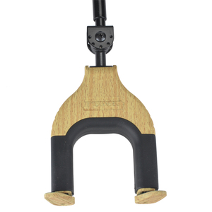 حامل غيتار طويل مثبت على الحائط وموسيقى عصامية وقفل أوتوماتيكي وحامل غيتار ثابت يناسب جميع المقاسات ، صوتية ، كهربائية - Product Image 4