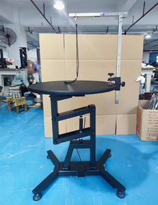 เครื่องเป่าแห้ง CNC โต๊ะเสริมสวยสุนัข/แมวแบบพกพาพับได้และยกไฮดรอลิกแบบพกพา - Product Image 3