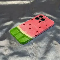 Étui mignon pastèque pour IPHONE 1514PRO MAX 13 13 PRO 13 PRO MAX 14 14PLUS 14PRO étuis de téléphone portable durs en acrylique couvertures arrière 16