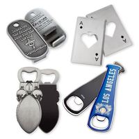 Ouvre-bouteille personnalisé en aluminium avec Logo personnalisé, gravé Simple, professionnel, en acier inoxydable