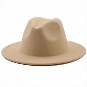 20 Colors in Stocks 58-60 cm Wide Brim Winter Wool Fedora Hats Packing in Boxes - Product Image 2
