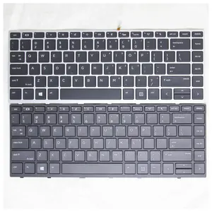 HP Probook 640 G4 G5 645 G4 G5 430 440 445G5用の新しいUS/BR/RU/SPラップトップキーボード