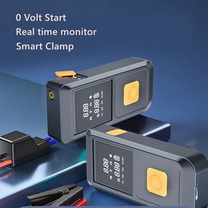 2024 новые продукты, портативный многофункциональный автомобильный стартер, аварийный стартер 12 В, автомобильный стартер с цифровым накачателем шин - Product Image 5