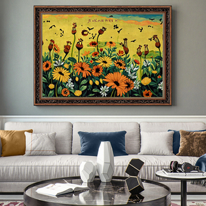 Tableaux Décoratifs Art Déco Personnalisables Multi-Facettes, Toiles Classiques Suspendues pour Salon, Format Modulable - Product Image 3