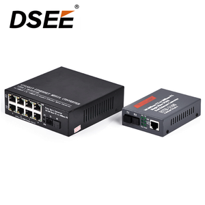 8 RJ45พอร์ต + 1พอร์ตไฟเบอร์สวิตช์ไฟเบอร์ Media Converter กิกะบิตไฟเบอร์ออปติก - Product Image 5