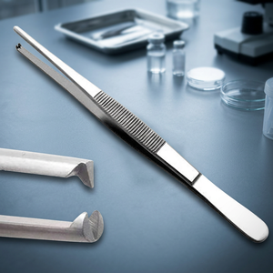 Forceps dentados de 5,5 ", 1x2 dientes, Forceps dentados de peluquería, 5,5" - Product Image 3
