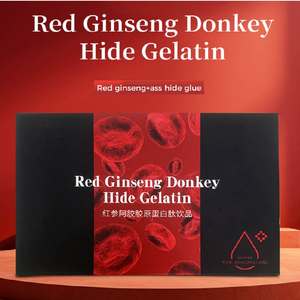 Suplemen kesehatan antioksidan efektif Ginseng merah pemutih keledai kulit ikan Gelatin kolagen cairan polipeptida - Product Image 5